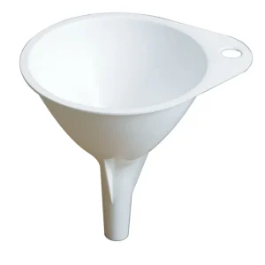 Imbuto in plastica bianco d.70